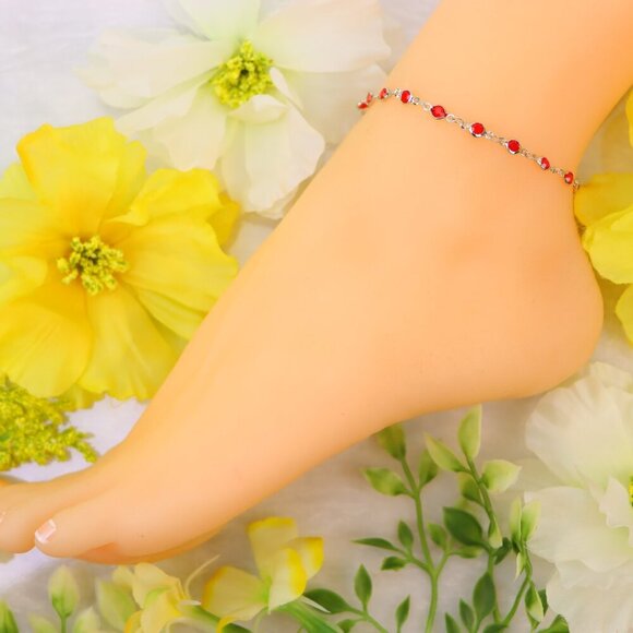 Minimalist Anklet, Sleek & Modern Design, Women’s Fashion, YC110482-A - Picture 4 of 13